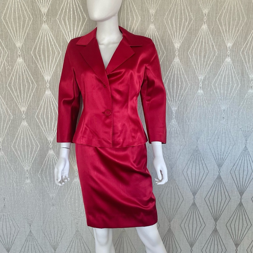 MaxMara Silk Skirt Suit